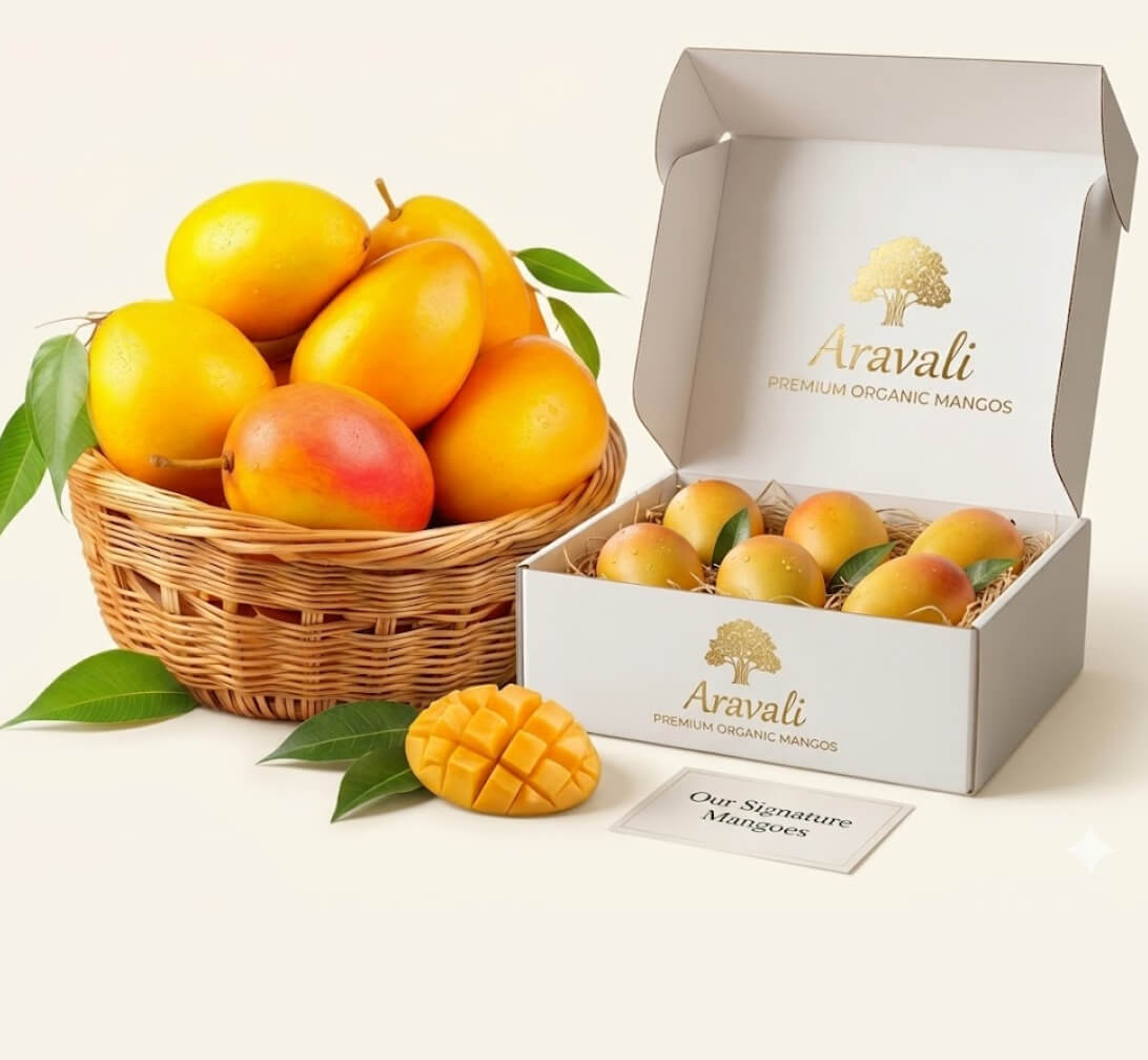 Premium mango gift box with Mangoes